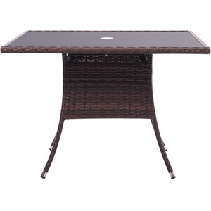 Rattan Dressing Garden Coffee Table - Brown / 23.1kg by Livingandhome