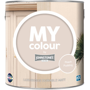 Johnstone's MY Colour Luxurious Durable Matt Paint - Peach Pudding by Johnstone's