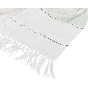 Willow Stripe Throw - Green and White by Divante