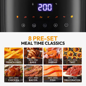 4.7L Smart Air Fryer with Touch Screen by Livingandhome