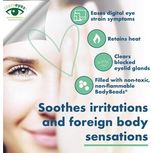 Essential Heated Eye Mask and Cold Eye Compress - Blue by The Eye Doctor