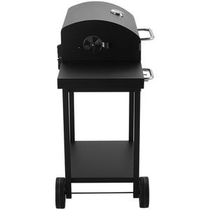 Outdoor Garden BBQ Charcoal Grill - Black / 40cm by Garden Sanctuary