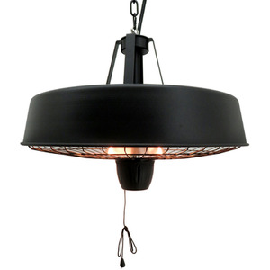 Outsunny Adjustable Power Infrared Halogen Electric Light Heater - Black by Outsunny