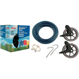 Strata Medium Duty Pulley Clothesline Kit - Blue by Strata by Ben-Mor