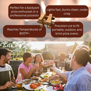 Beech Kiln Dried Pizza Oven Wood Oven - Beige / 2 by Ardente