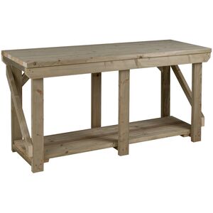 Pressure Treated Wooden Workbench - Multi-colour / 300cm by Arbor Garden Solutions