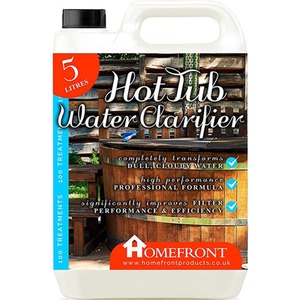 Hot Tub Water Clarifier Clearer Water Spa Pool Jacuzzi - White / 5l by Homefront