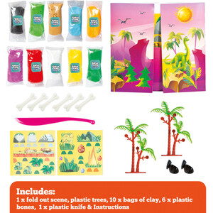 Super Tiny Clay Play Set - Multicolour