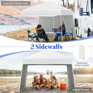 GAINOOM Pop up Canopy Tent - White by GAINOOM