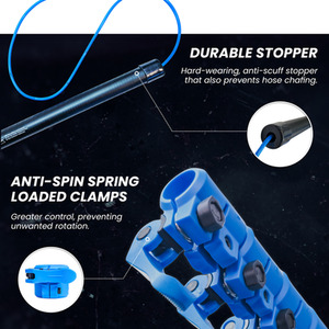 Aquaspray Venom 50ft 40T High-Mod Waterfed Pole - 10-Section - Blue by Aquaspray