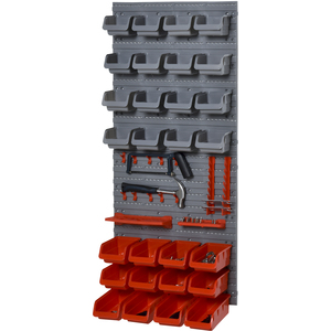 DURHAND 44 Pieces On-Wall Garage DIY Storage Unit - Grey by DURHAND