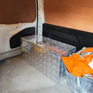 Aluminium Lockable Toolboxes - Silver / 81cm by T-Mech