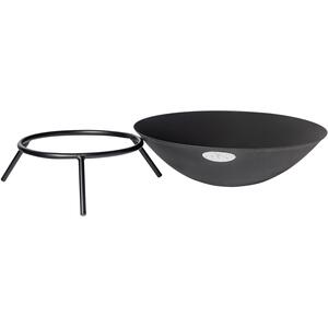 Steel Garden Firepit Pit - Black by Harbour Housewares