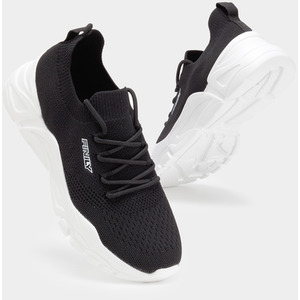 Warmup Women's Lightweight Trainer - Black White / 7 by Finily