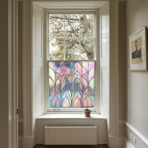 Fabbrico Art Deco Stained Glass Privacy Window Film by Creative Printing Solutions