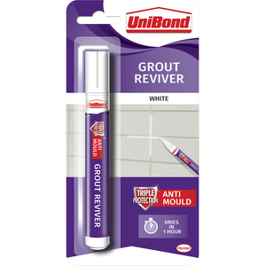 UniBond Ice White Grout Reviver Pen 7 ml - White by UniBond