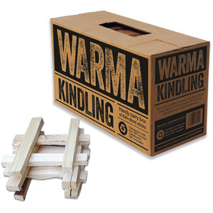 Warma Large Box Kiln Dried Kindling Lighting Wood - Natural / 1 by Warma