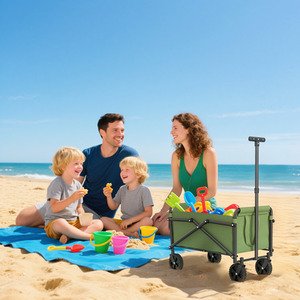 Outsunny 41L Festival Trolley on Wheels - Green by Outsunny