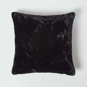 Soft Touch Faux Fur Cushion 46 x 46 cm by Homescapes