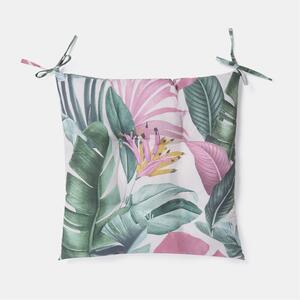 Tropical Outdoor Garden Seat Pads - Green by OHS