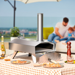 Portable Outdoor Pizza Maker Oven - Silver by Costway