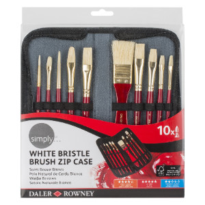 Daler-Rowney Simply Oil Brush Zip Case by Daler-Rowney