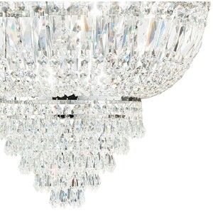 Dubai 3 Light Ceiling Light Chandelier Chrome, E14 - Chrome