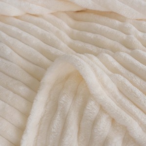 Snug Soft Chunky Ribbed Cord Plush Throw Blanket by Velosso