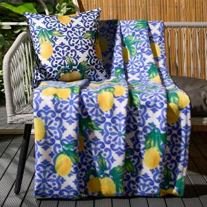 Pack Of Outdoor Lemon Filled Cushions by OHS