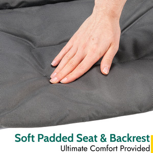 Monarch Folding Padded Camping Chair by Trail