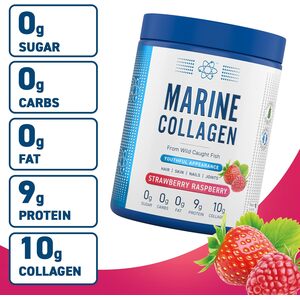Flavoured Marine Collagen Powder 10000mg - Blue / Strawberry and Raspberry by Applied Nutrition