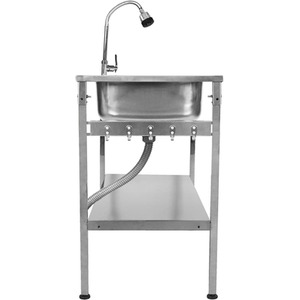 Folding Camping Sink - Silver by Monster Shop