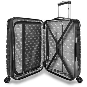 IFLY Hardside Spinner Upright Jet Black - Large - Black by IFLY