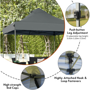 Outdoor Party Tent Pop Up Canopy Tent by GAINOOM