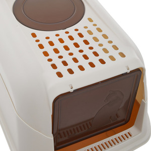 Kidkid Large Top Entry Cat Litter Box with Hood and Scoop by Kidkid