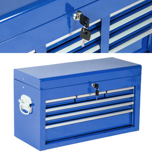 Tool Chest with 8 Drawers - Blue by tectake