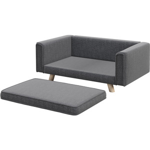 PawHut Dog Sofa Bed for Medium and Small Dogs - Grey by PawHut