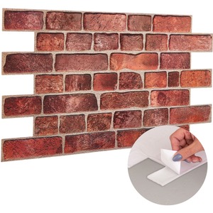 3D Wall Panels Self Adhesive Brick Design Cladding Panel by NOVECRAFTO