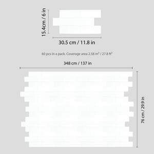 Glossy 3D Tile Stickers by WALPLUS