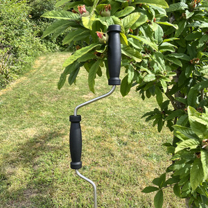 Compost Crank Aerator Stirrer Turning Tool - Silver by Selections