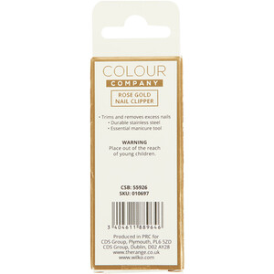 Rose Gold Nail Clipper by Colour Company