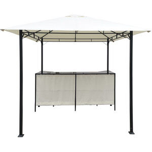 Bar Gazebo & Two Chairs - Cream