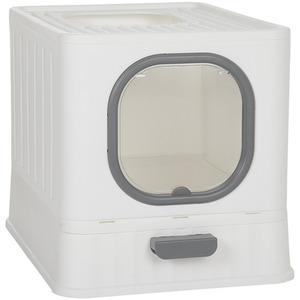 Kidkid Folding Enclosed Cat Litter Box with Scoop by Kidkid