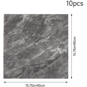 10pcs Self-Adhesive Marble PVC Wall Stickers by Livingandhome