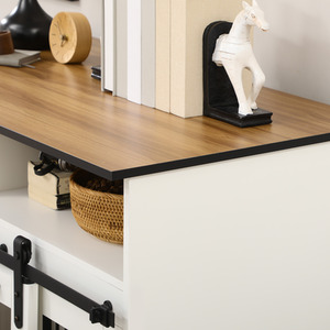 PawHut Dog Crate Furniture with Movable Divider - White by PawHut