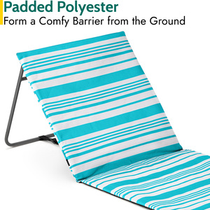 Folding Beach Mat with Adjustable Backrest by Trail