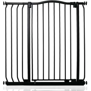 Extra Tall Curved Top Dog Gate - Black / 89cm by Bettacare