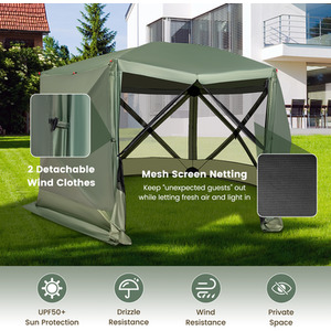 Pop-up Screen House Tent Camping Gazebo by Costway