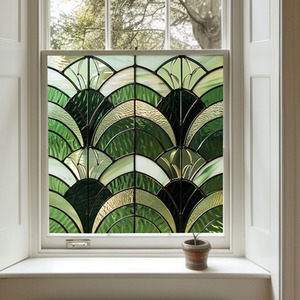 Acerno Art Deco Stained Glass Window Film by Creative Printing Solutions