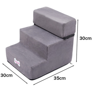 WhiskerJoy 3 Step Pet Stairs by WhiskerJoy